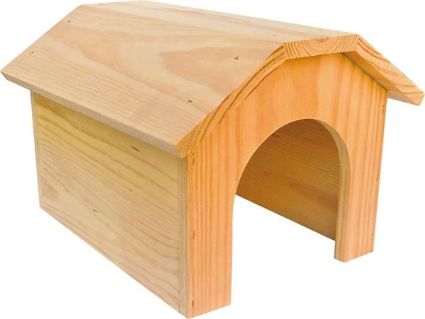 Guinea Pig Wooden Flat-Topped House