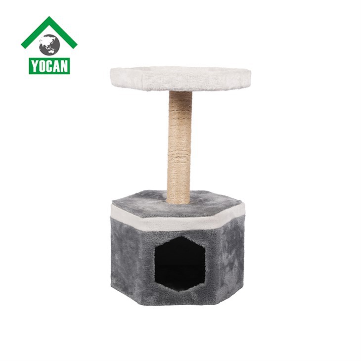 Plush Cat Tree House