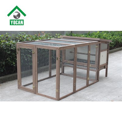 Large Pet House and Rabbit Hutch with A Run Cage