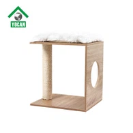 Wooden Cat Scratching Post Tree