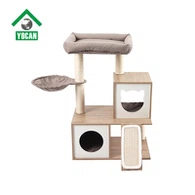 Wooden Cat Tree Tower