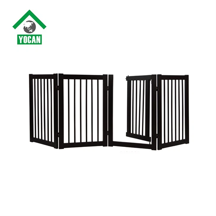 Wood Dog Feeder Ceramic Bowl