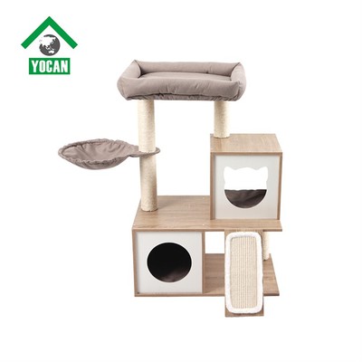 Wooden Cat Tree Tower Wooden Cat Tree Tower